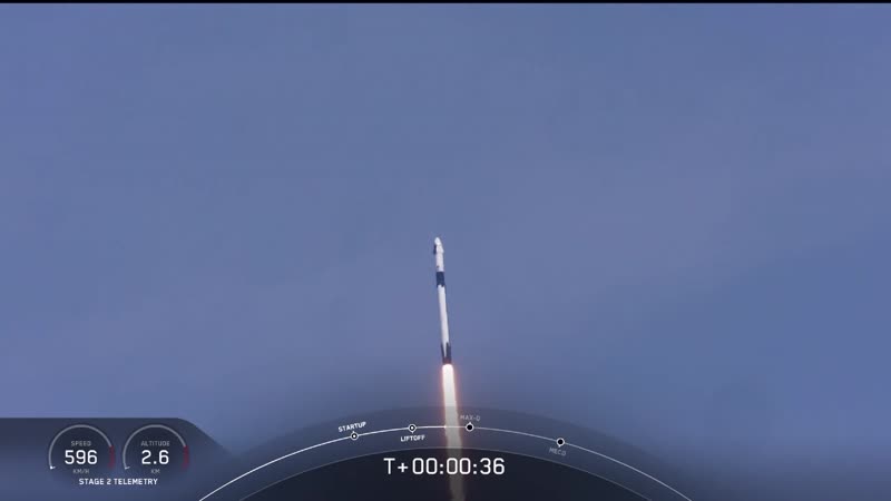 NASA Astronauts Launch from America in Historic Test Flight of SpaceX Crew Dragon